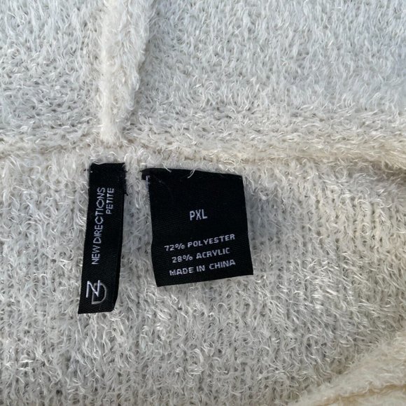 ND New Direction Women Sweater Hoodie Lon Sleeve Top Size PXL - Picture 5 of 6